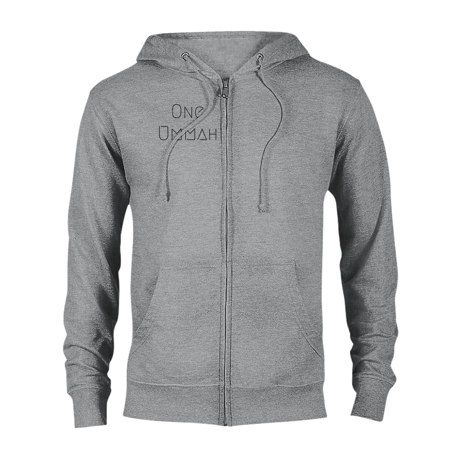 Classic Zip Hoodie (One Ummah) - الأعمال الحلال