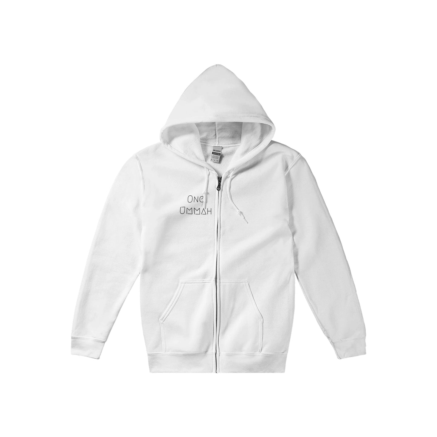 Classic Zip Hoodie (One Ummah) - الأعمال الحلال