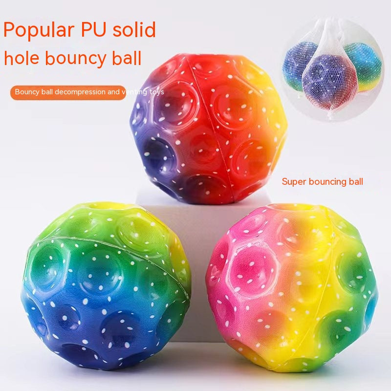 Colourful Elastic Ball Pu Foam Toy - الأعمال الحلال