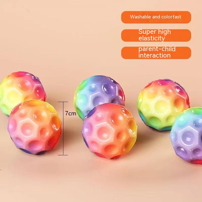 Colourful Elastic Ball Pu Foam Toy - الأعمال الحلال