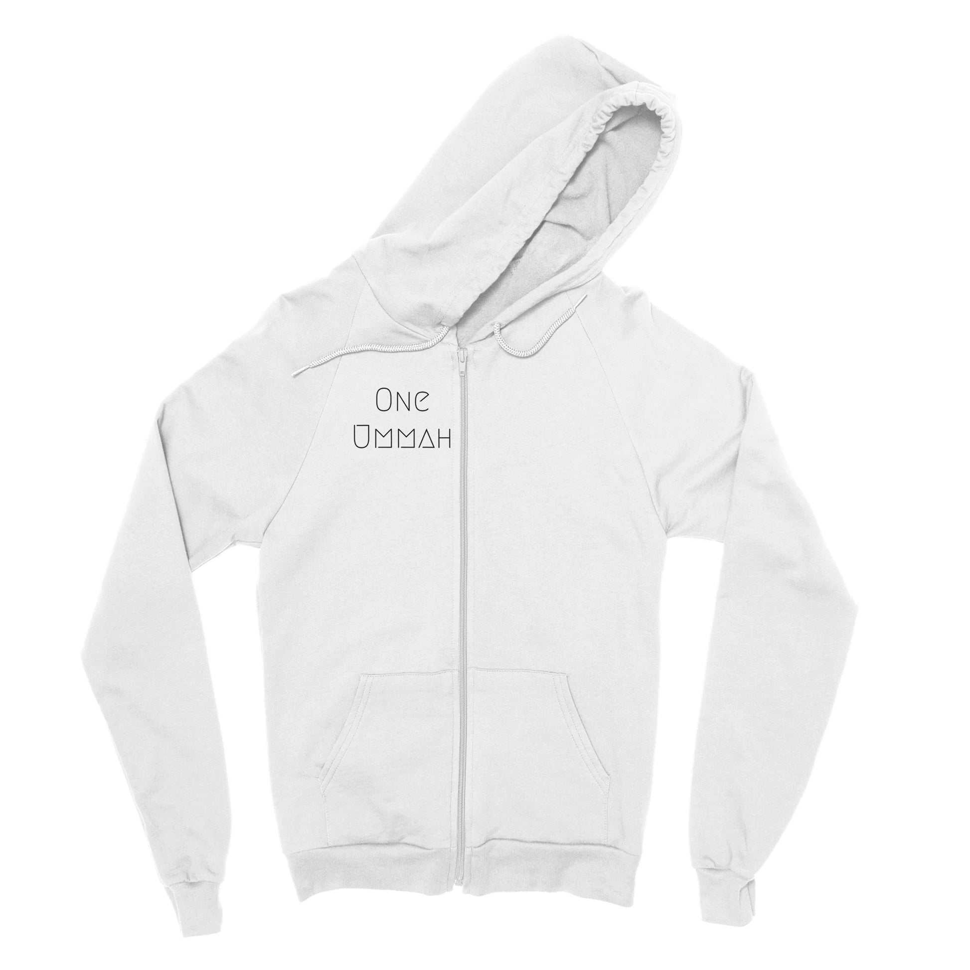 Classic Zip Hoodie (One Ummah) - الأعمال الحلال