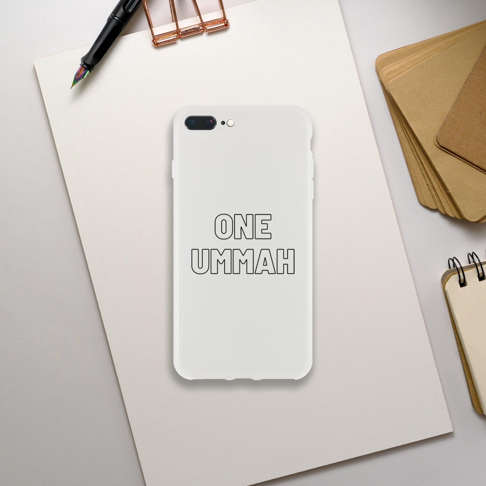 iPhone Flexi case (One Ummah) - الأعمال الحلال