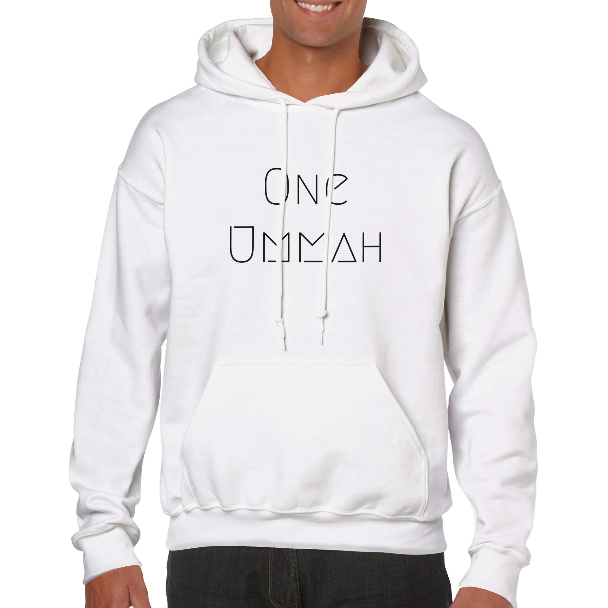 Classic Pullover Hoodie (One Ummah) - الأعمال الحلال