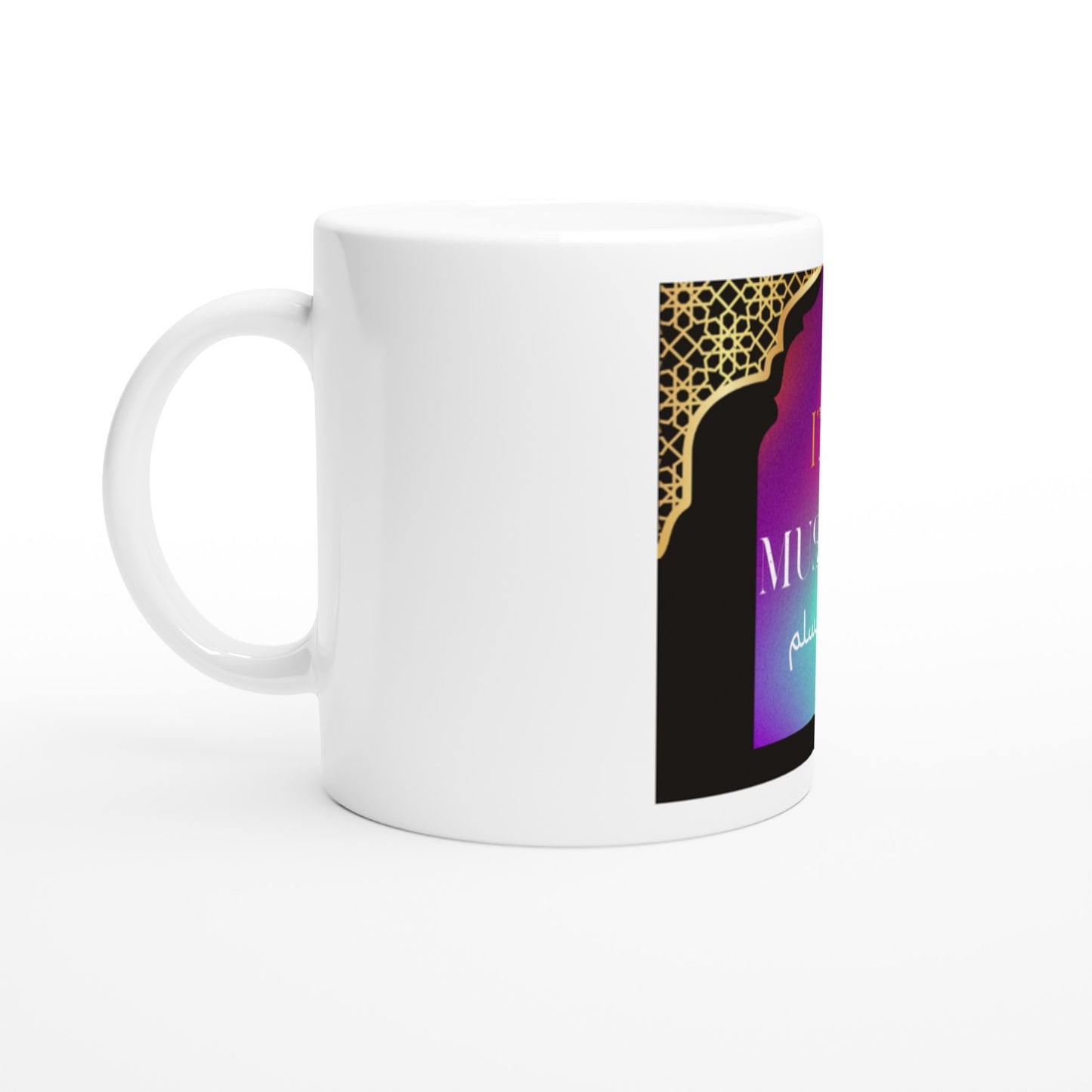 White Ceramic Mug (I'm Muslim) - الأعمال الحلال