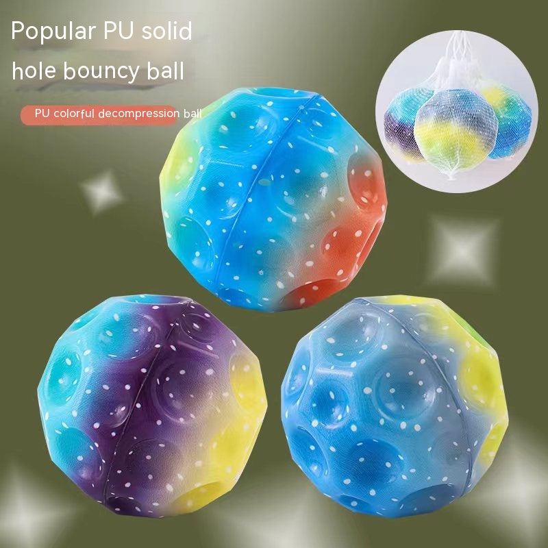 Colourful Elastic Ball Pu Foam Toy - الأعمال الحلال