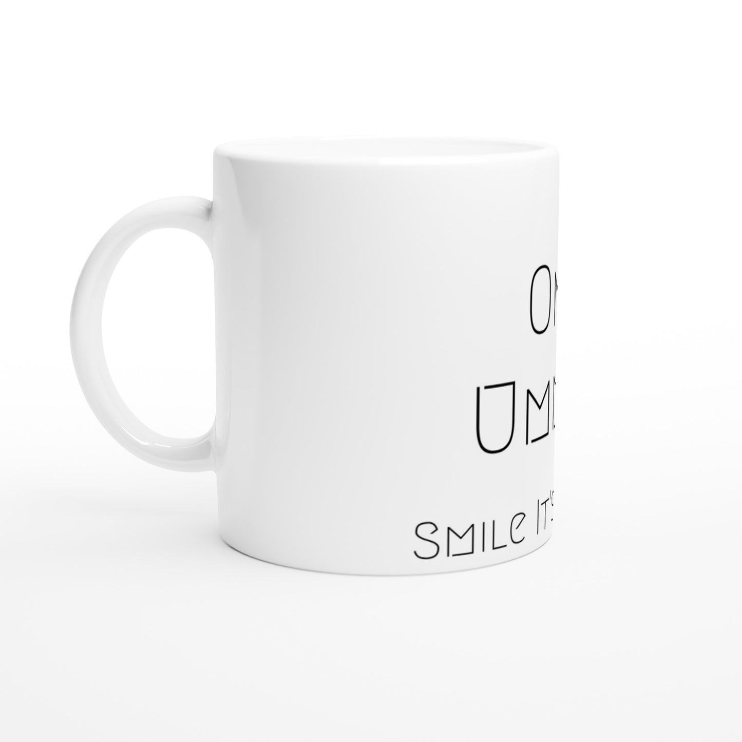 White Ceramic Mug (One Ummah) - الأعمال الحلال