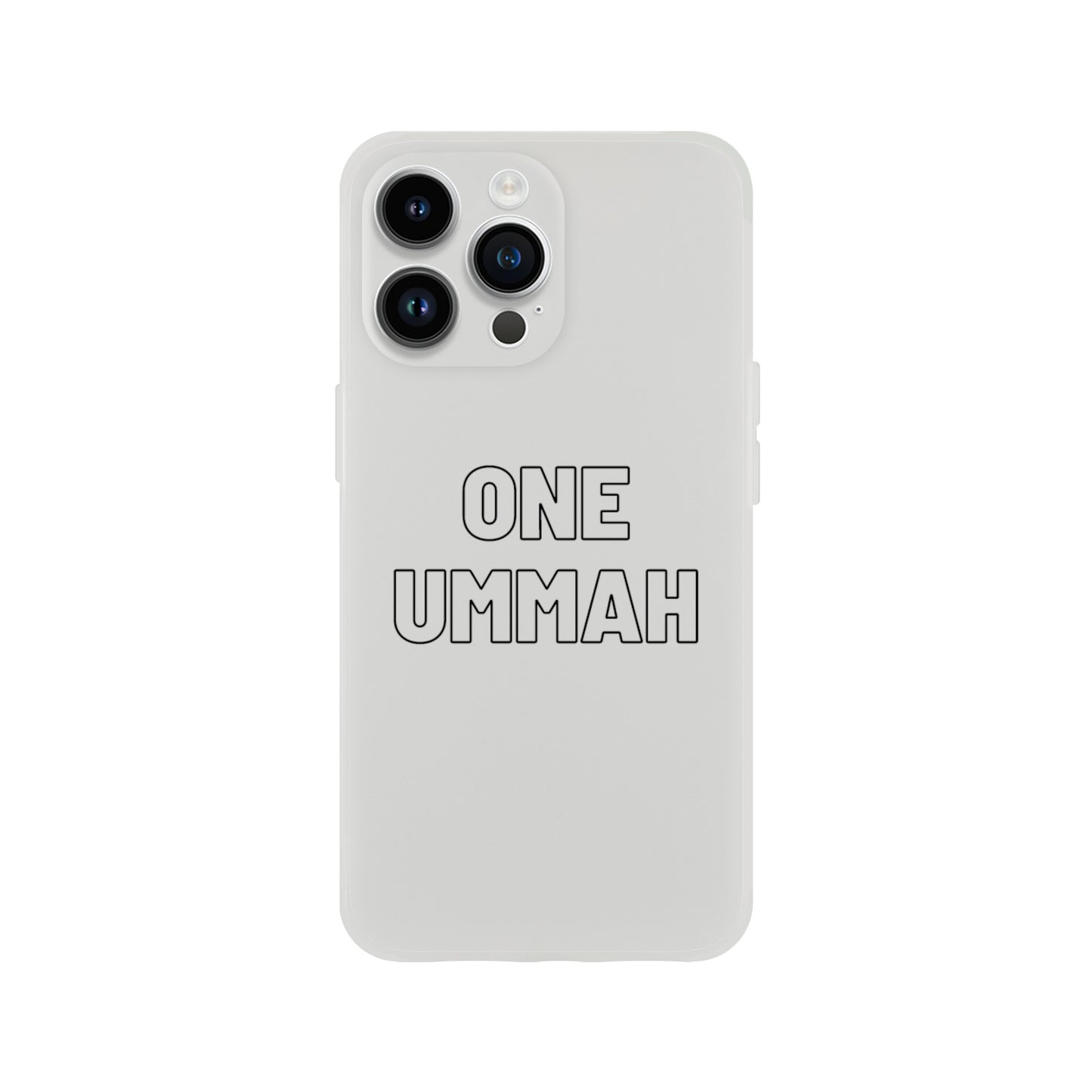 iPhone Flexi case (One Ummah) - الأعمال الحلال