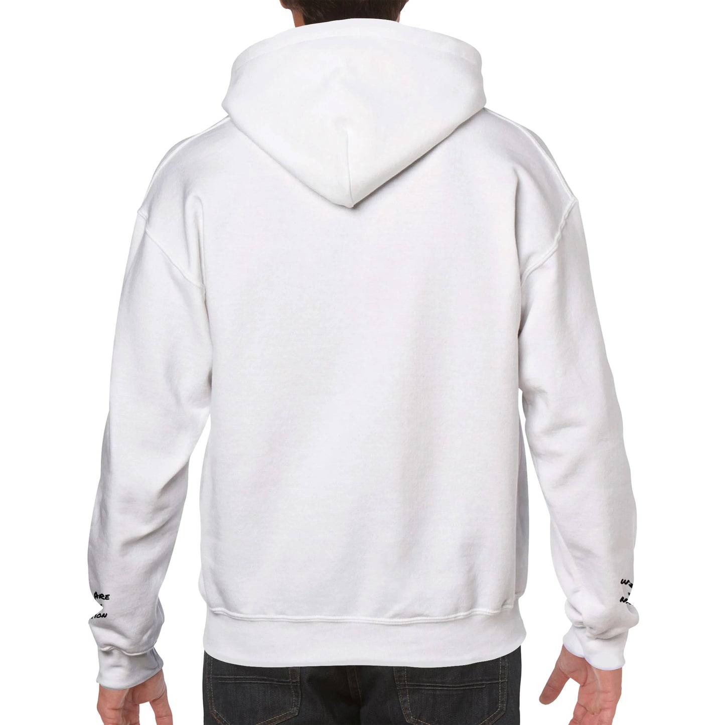 Classic Pullover Hoodie 3D Writing (One Ummah) - الأعمال الحلال