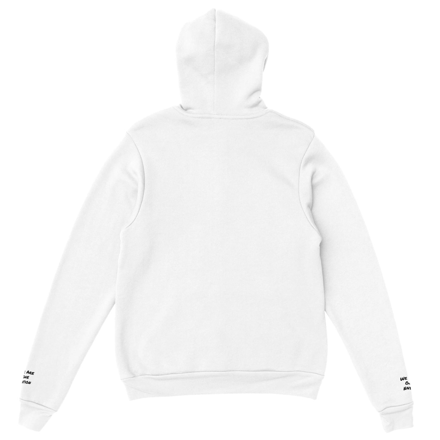 Premium Pullover Hoodie 3D Writing (One Ummah) - الأعمال الحلال