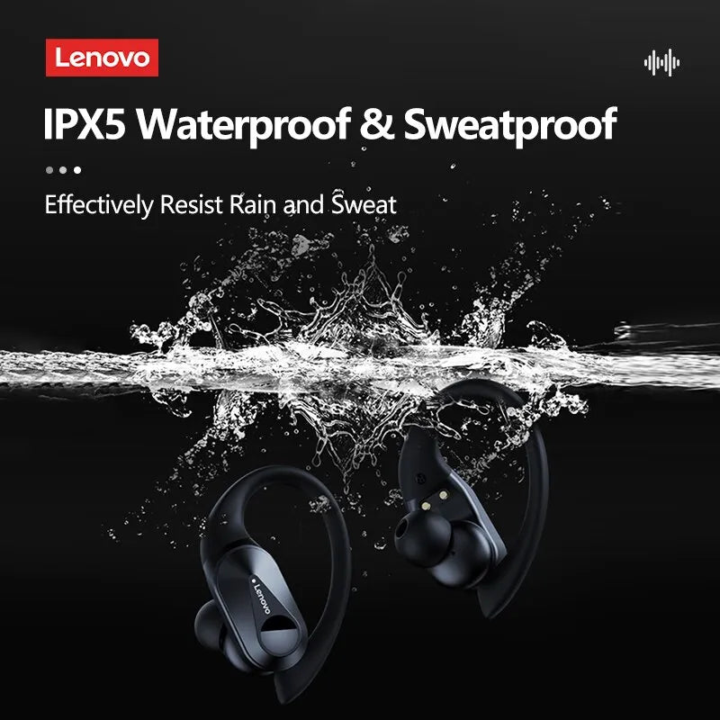 Lenovo LP75 Bluetooth 5.3 Earphones TWS Wireless Sport Headphones LED Digital Display - الأعمال الحلال