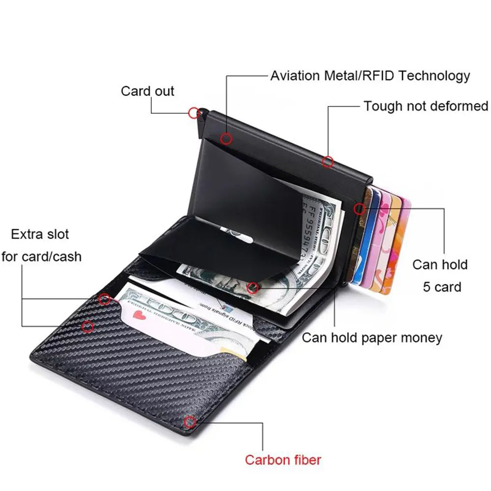 Wallet Multiple Card/Cash Holder {(Type A - No Air Tag and Type B - Air Tag)} - الأعمال الحلال