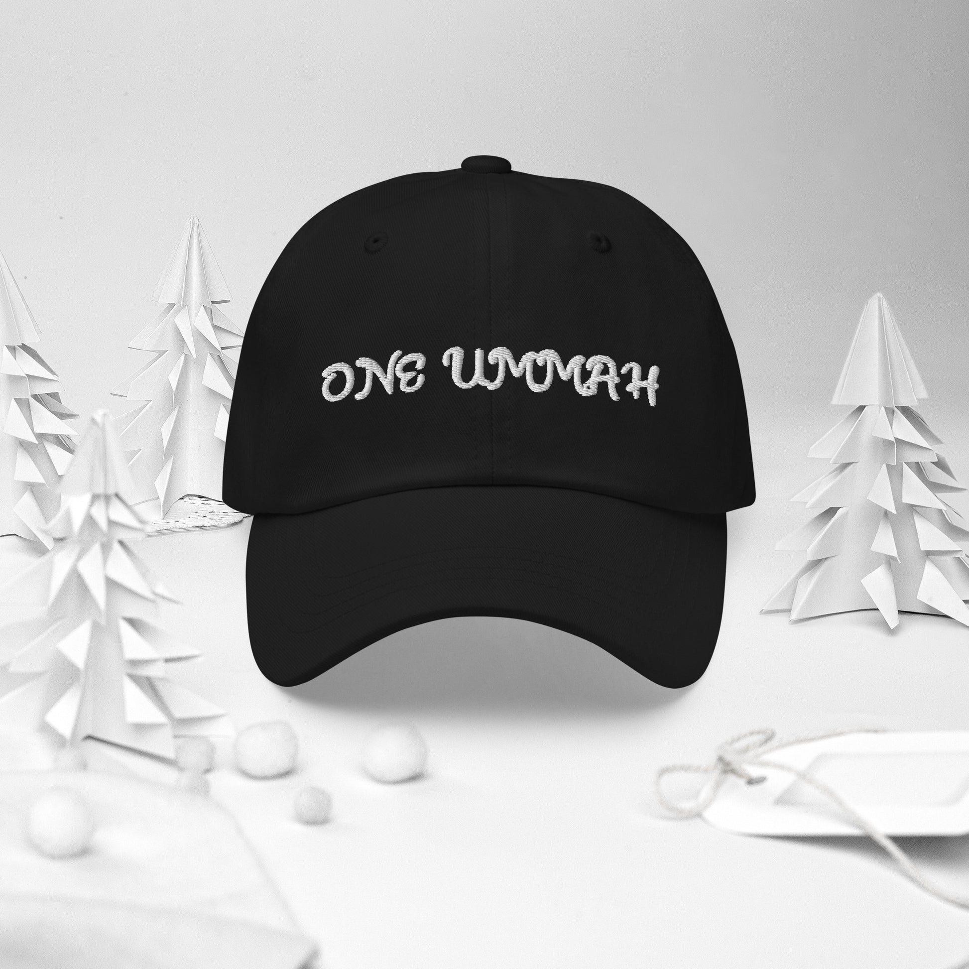 One Ummah Hat (Black & White) - الأعمال الحلال