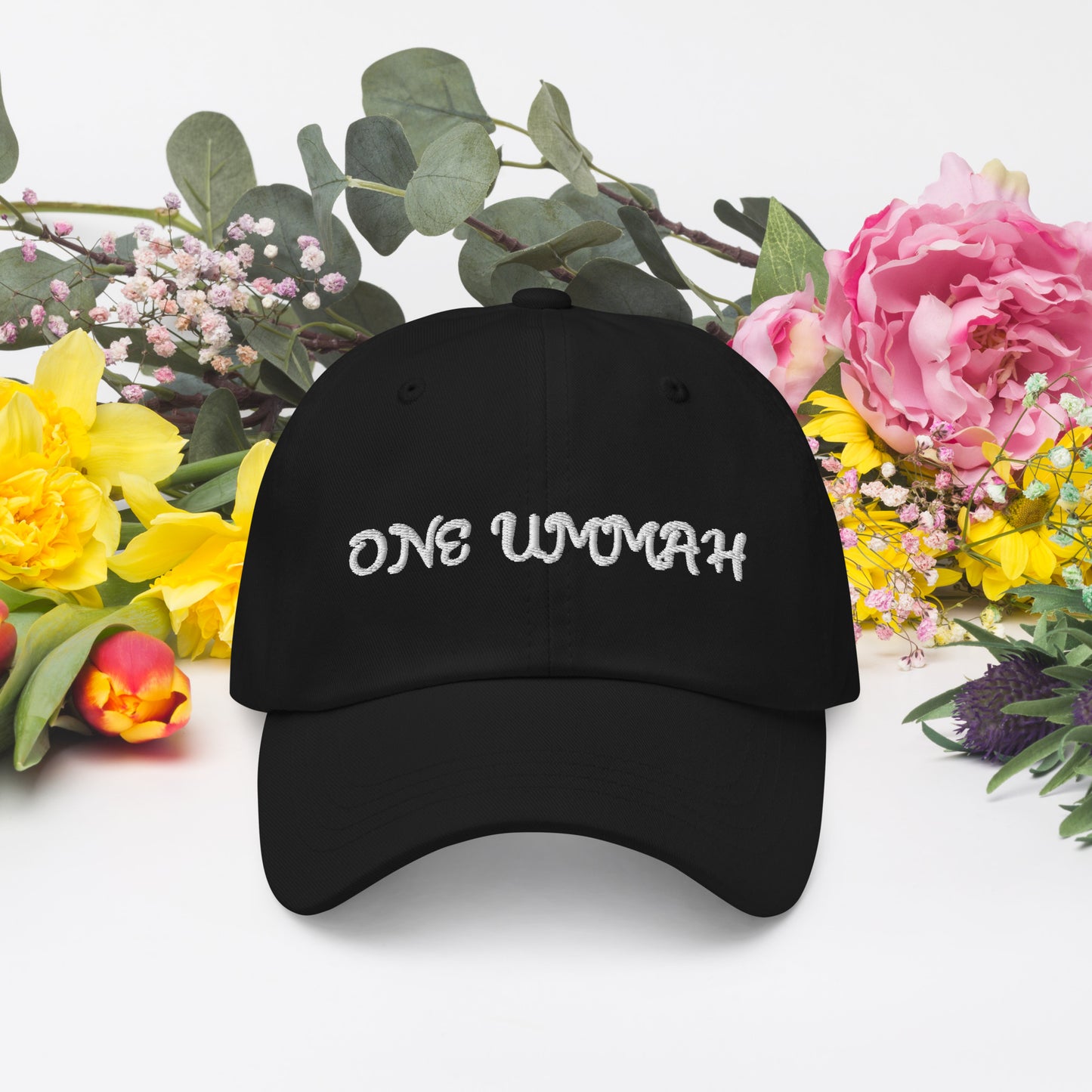 One Ummah Hat (Black & White) - الأعمال الحلال