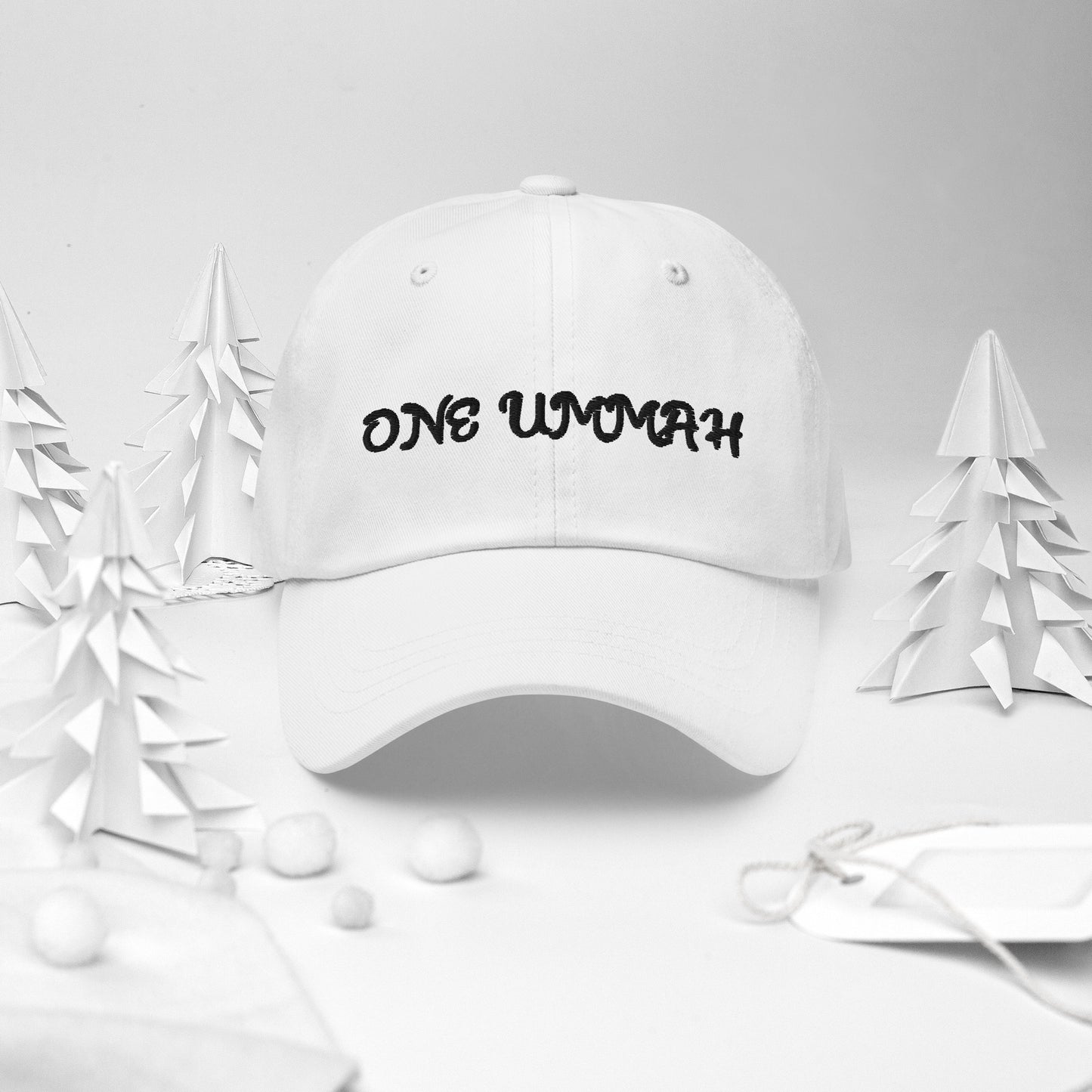 One Ummah Hat (White & Black) - الأعمال الحلال