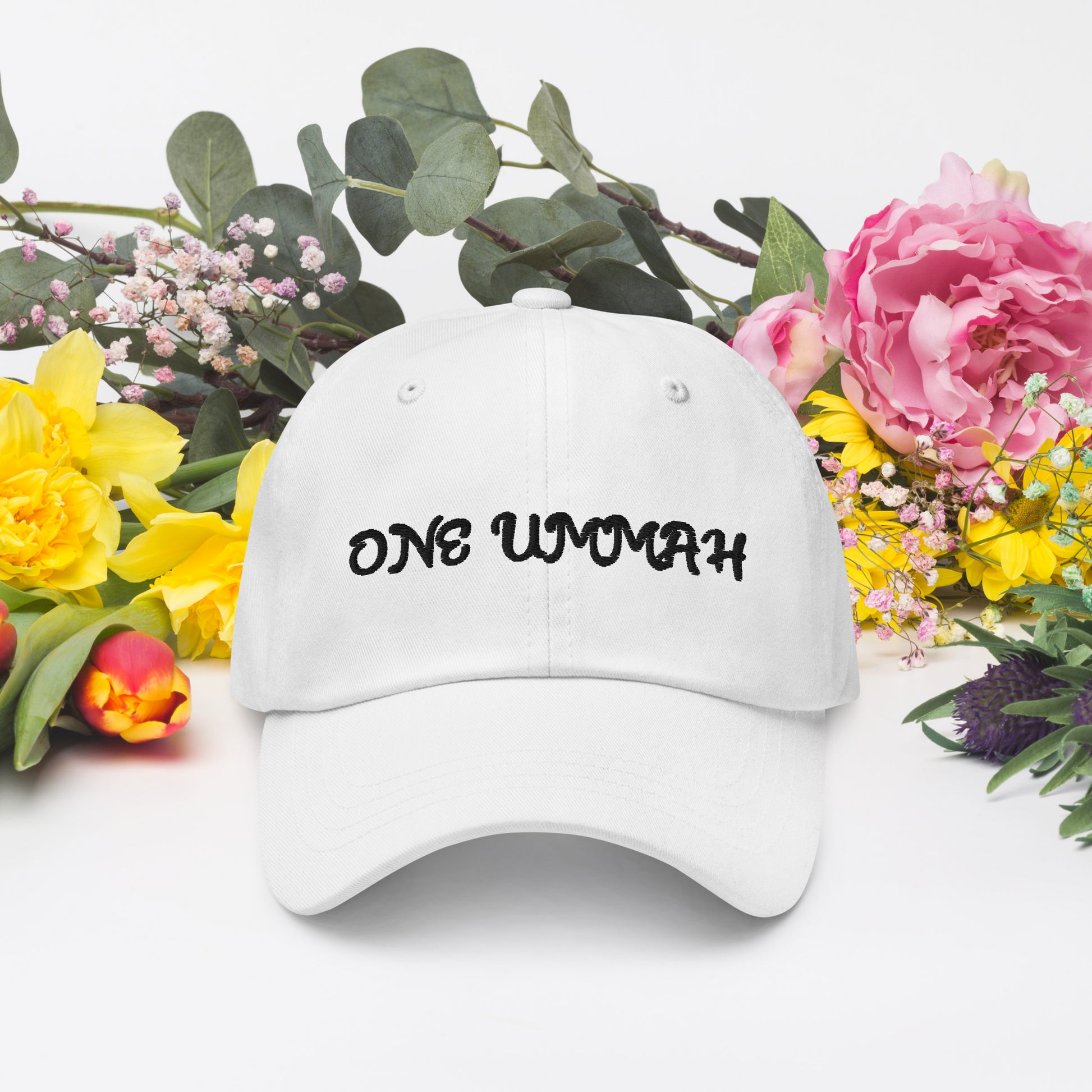 One Ummah Hat (White & Black) - الأعمال الحلال