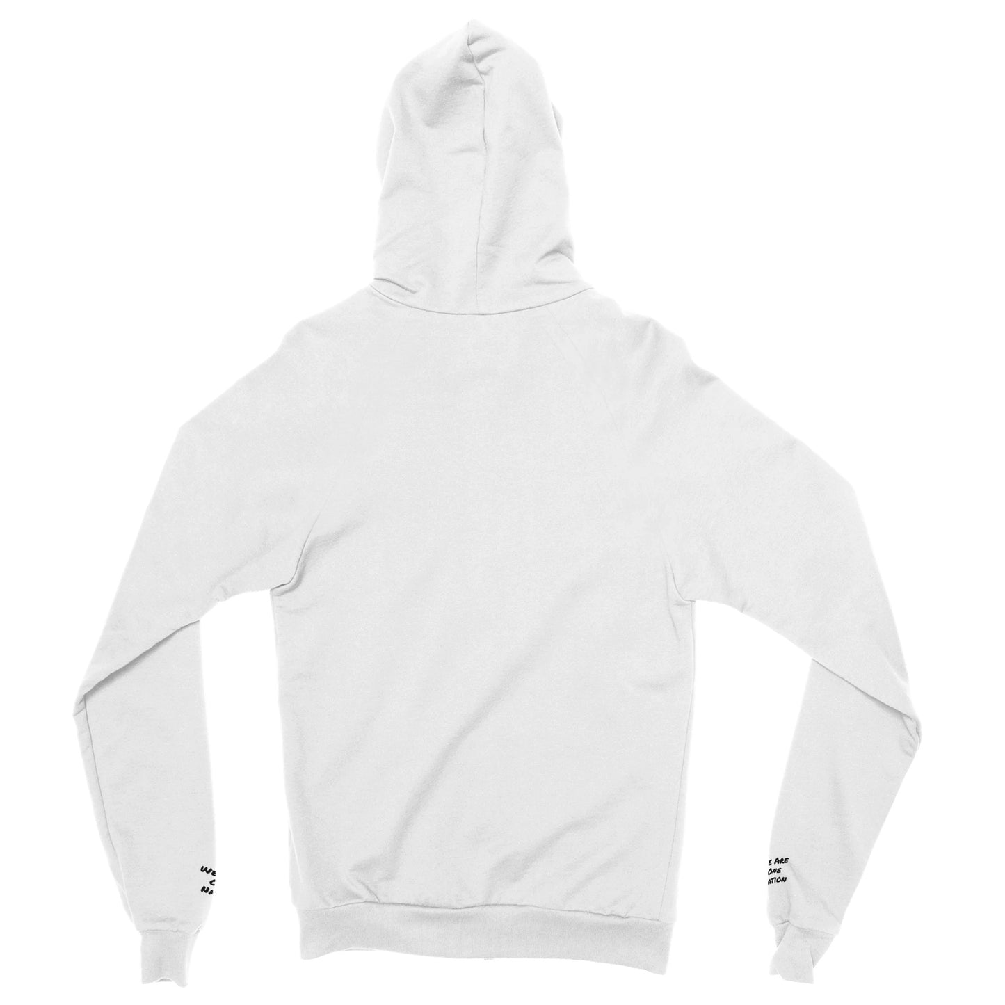 Classic Zip Hoodie 3D Writing (One Ummah) - الأعمال الحلال