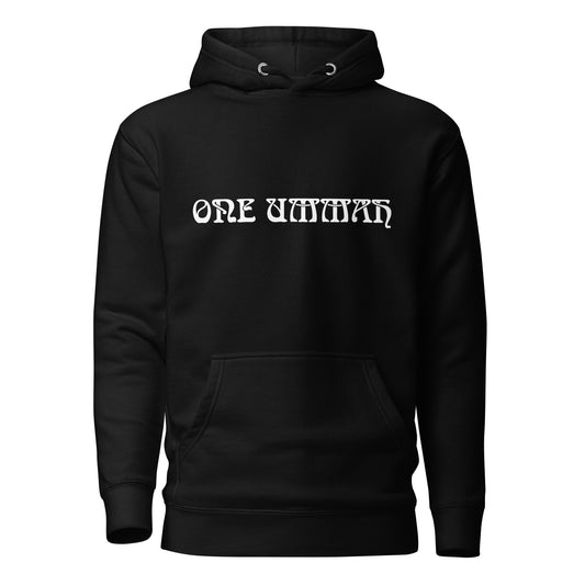 One Ummah Black Hoodie - الأعمال الحلال